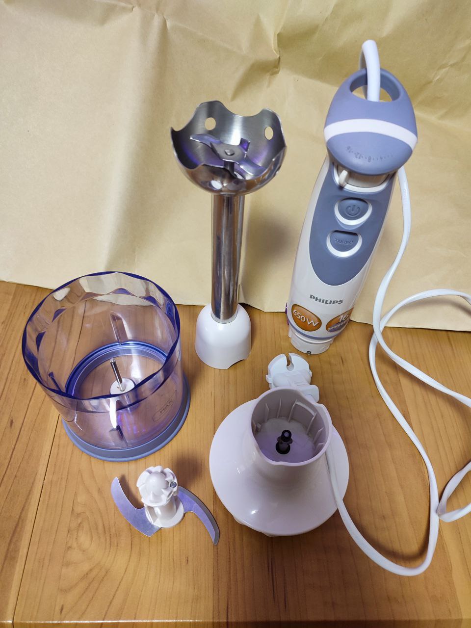 Блендер погружной с измельчителем Филипс